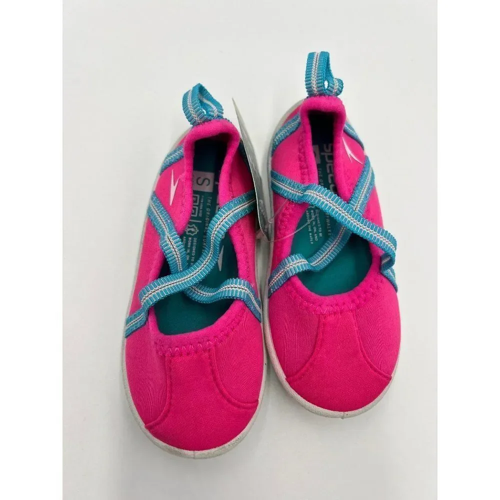 Brand New Speedo Swim Shoes Toddler‎ Girl Size 5 Color Pink